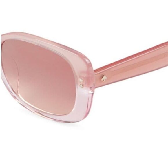 NWT Kate Spade 53Mm rectangle sunglasses pink